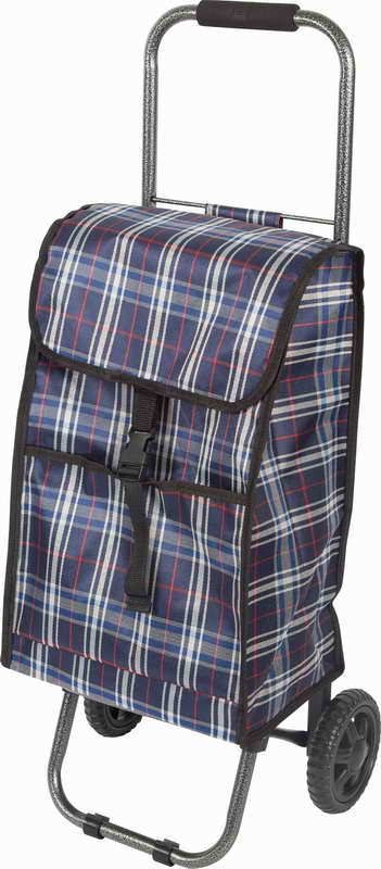 картинка Тележка с сумкой JX-D2 "Клетка", 30 кг от магазина GUTER MARKET 