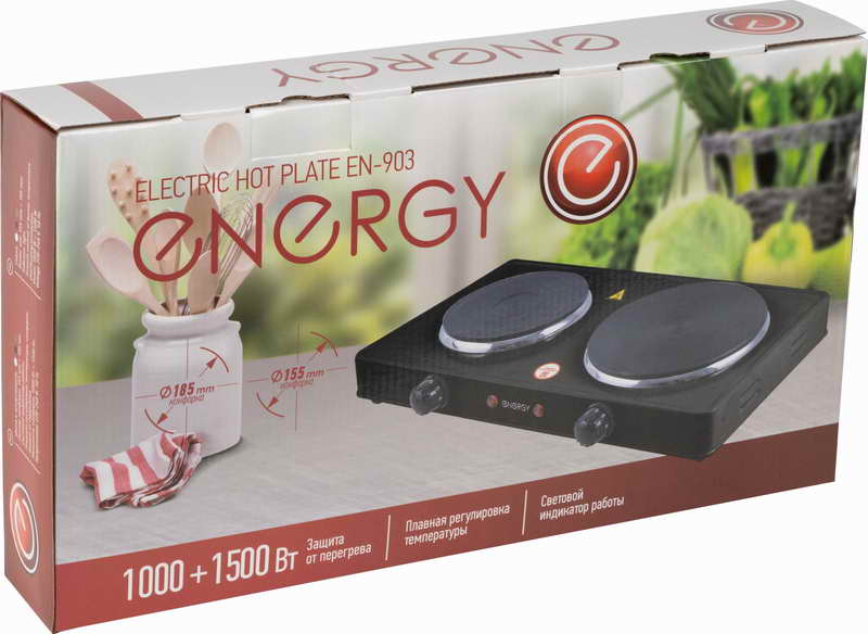 картинка Электроплитка ENERGY EN-903E, чугун от магазина GUTER MARKET 