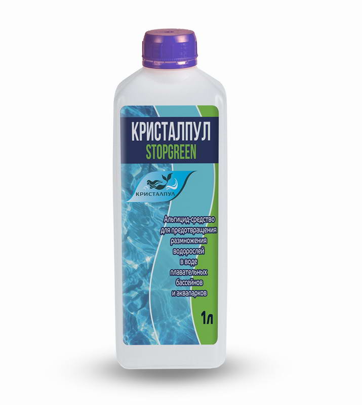 картинка Альгицид «Кристалпул STOPGREEN», 1 л. от магазина GUTER MARKET 