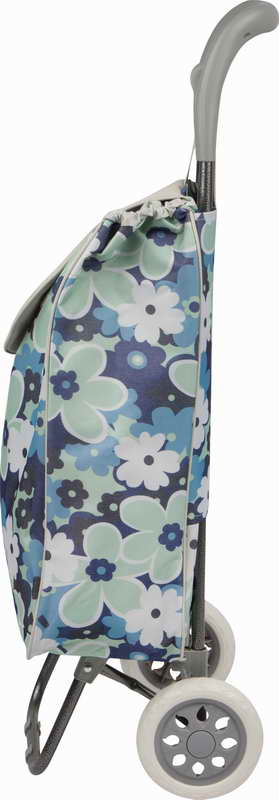 картинка Тележка с сумкой A204 "Незабудки", 25 кг от магазина GUTER MARKET 