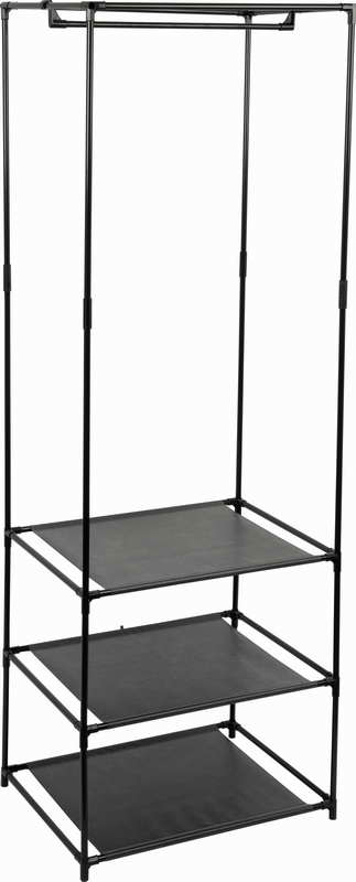 картинка Вешалка-стойка напольная с полками и перекладиной от магазина GUTER MARKET 