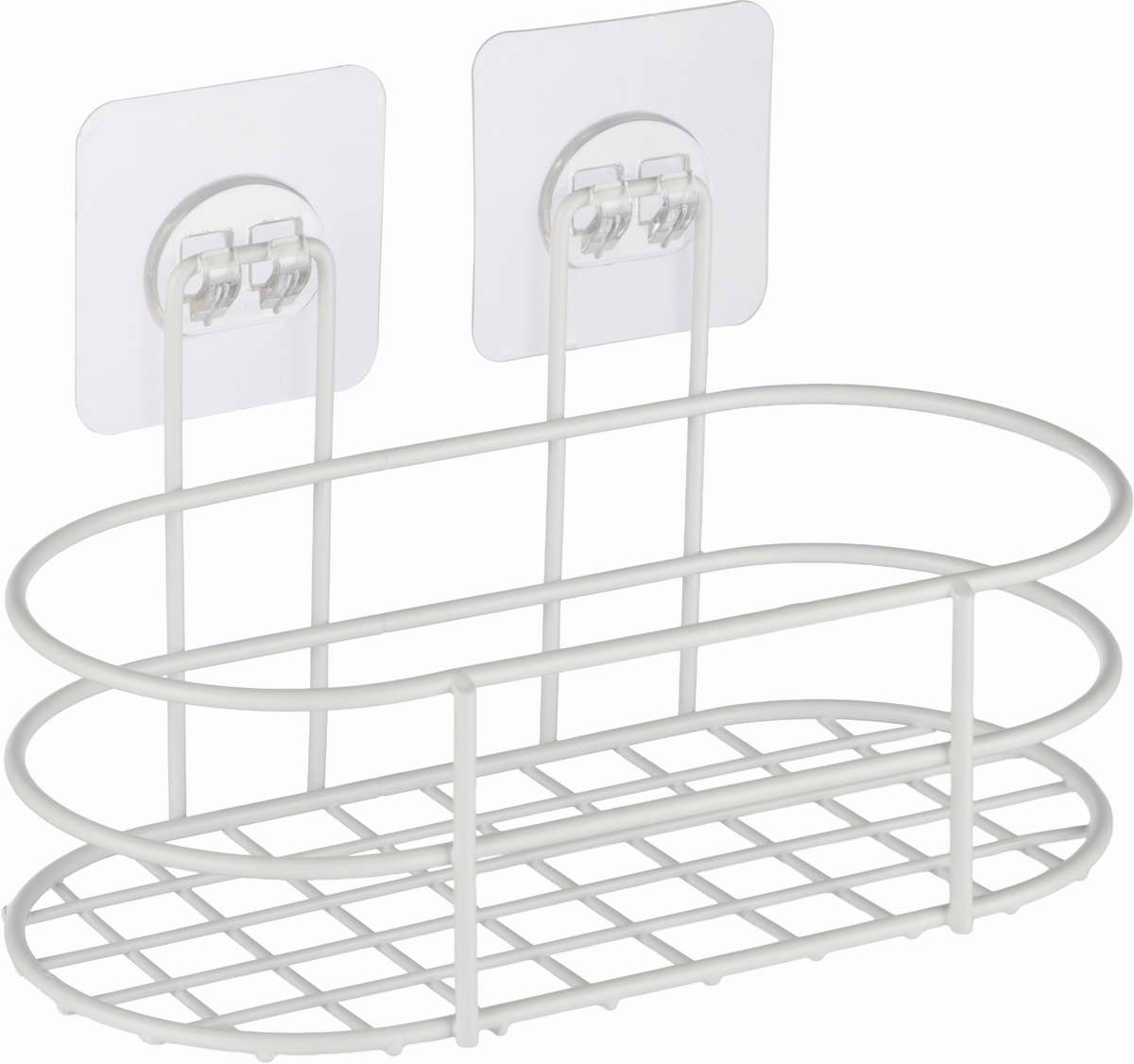 картинка Корзинка подвесная овальная WHITE (крепление: самоклеящаяся основа) от магазина GUTER MARKET 