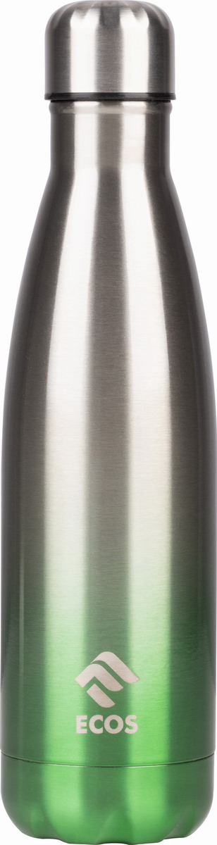 картинка Термобутылка, объём: 500 мл, цвет: зелёный градиент от магазина GUTER MARKET 