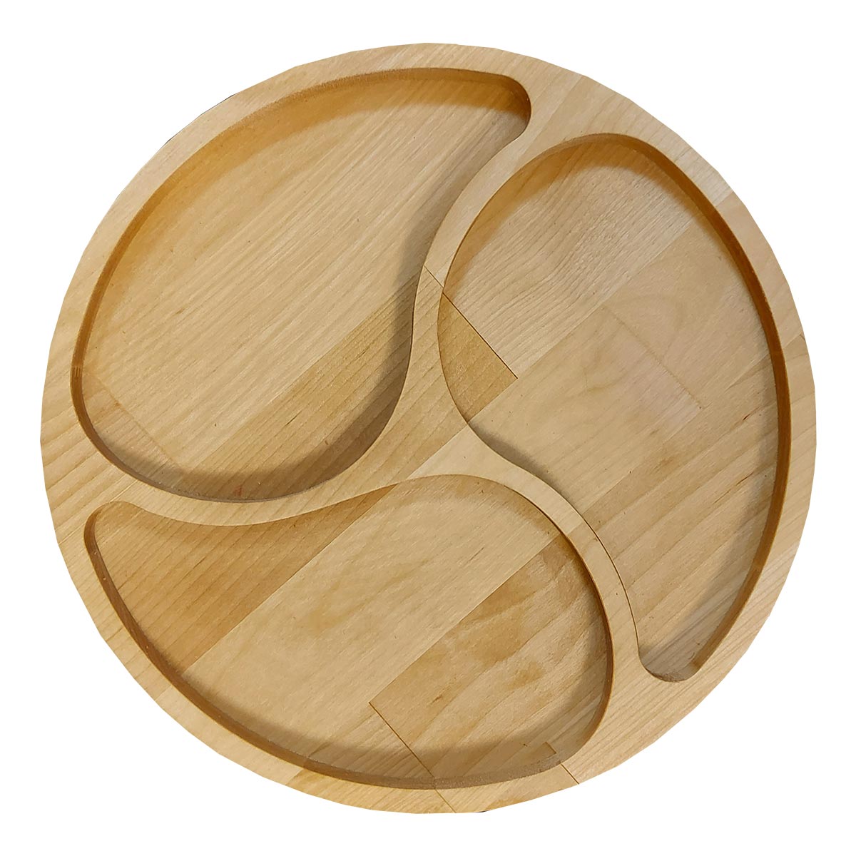 картинка Менажница 25х25х2,0 см  ВЕТЕРОК покрыта маслом от магазина GUTER MARKET 