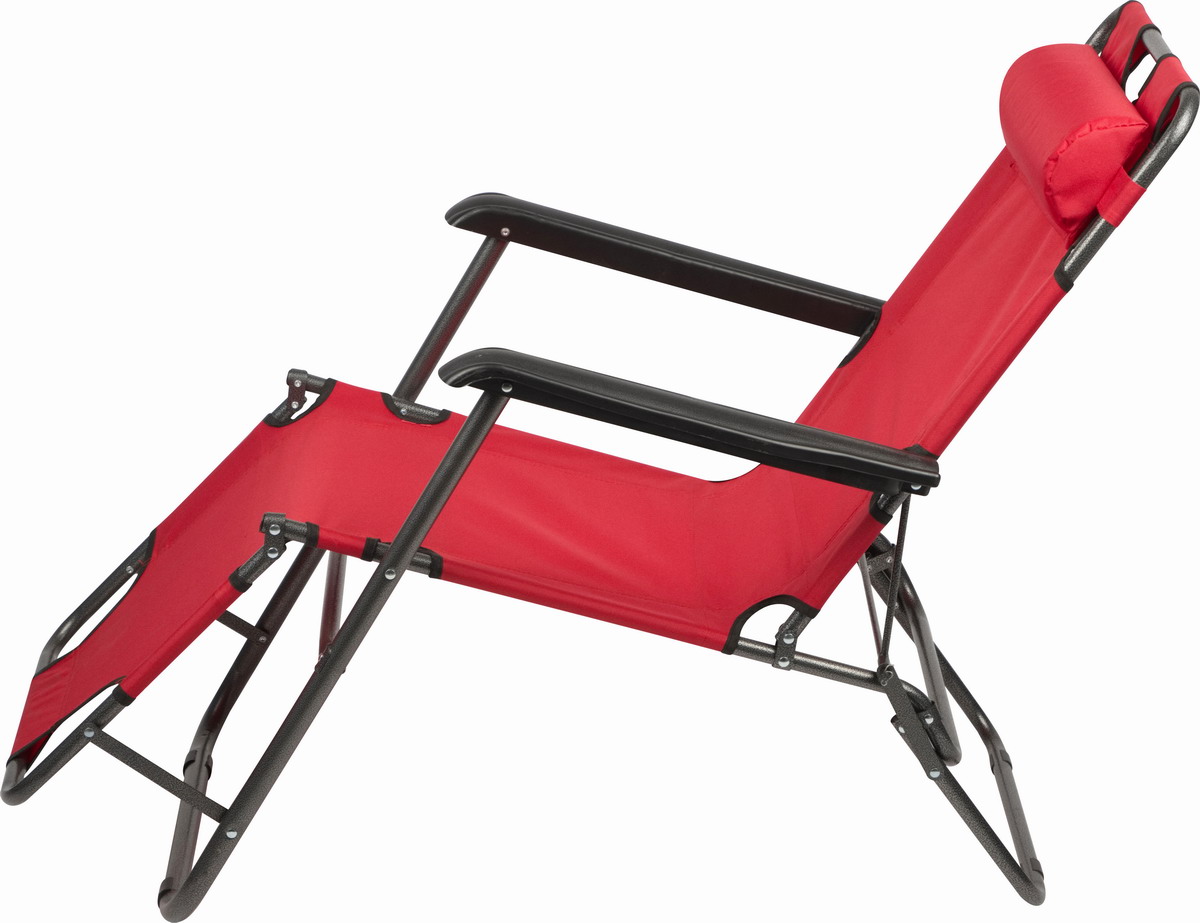 картинка Кресло-шезлонг складное CHO-153 ECOS, красное от магазина GUTER MARKET 