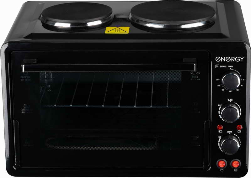 картинка Духовка электрическая ENERGY GН-35A-B (1600 Вт, 35л) от магазина GUTER MARKET 