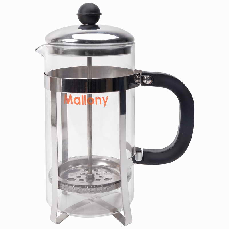 картинка Чайник/кофейник (кофе-пресс) "Сlassico" T002-600ML (нерж.сталь) от магазина GUTER MARKET 