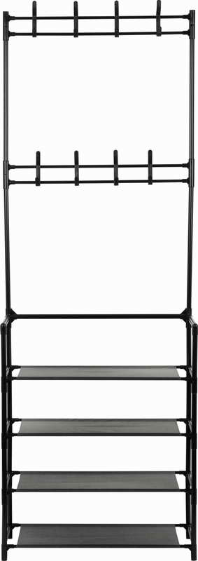 картинка Вешалка-стойка напольная с полками и крючками от магазина GUTER MARKET 