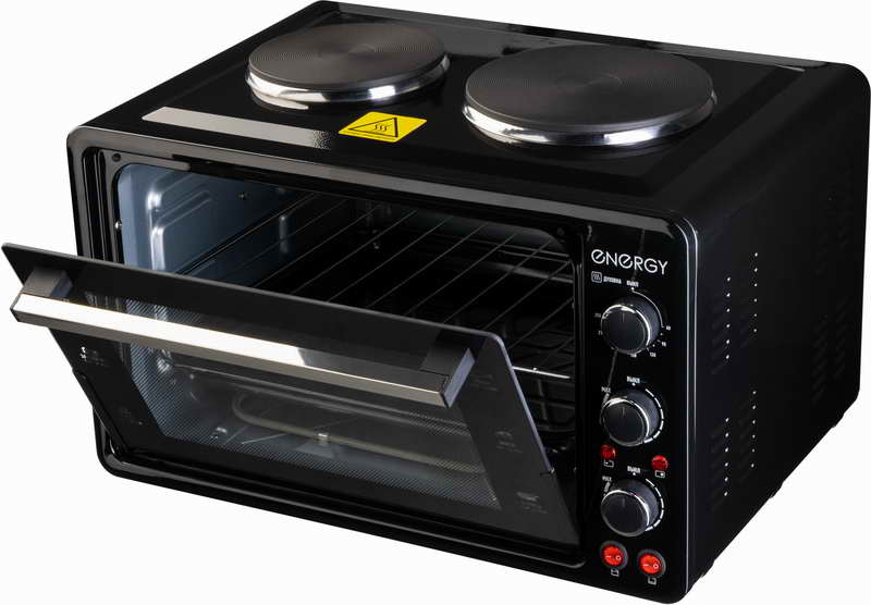 картинка Духовка электрическая ENERGY GН-35A-B (1600 Вт, 35л) от магазина GUTER MARKET 