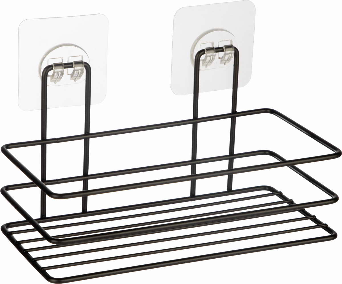 картинка Полка подвесная малая BLACK (крепление: самоклеящаяся основа) от магазина GUTER MARKET 