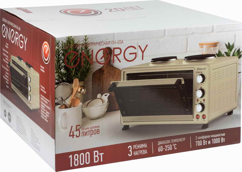 картинка Духовка электрическая Energy GH-45A (1800 Вт, 45 л) от магазина GUTER MARKET 