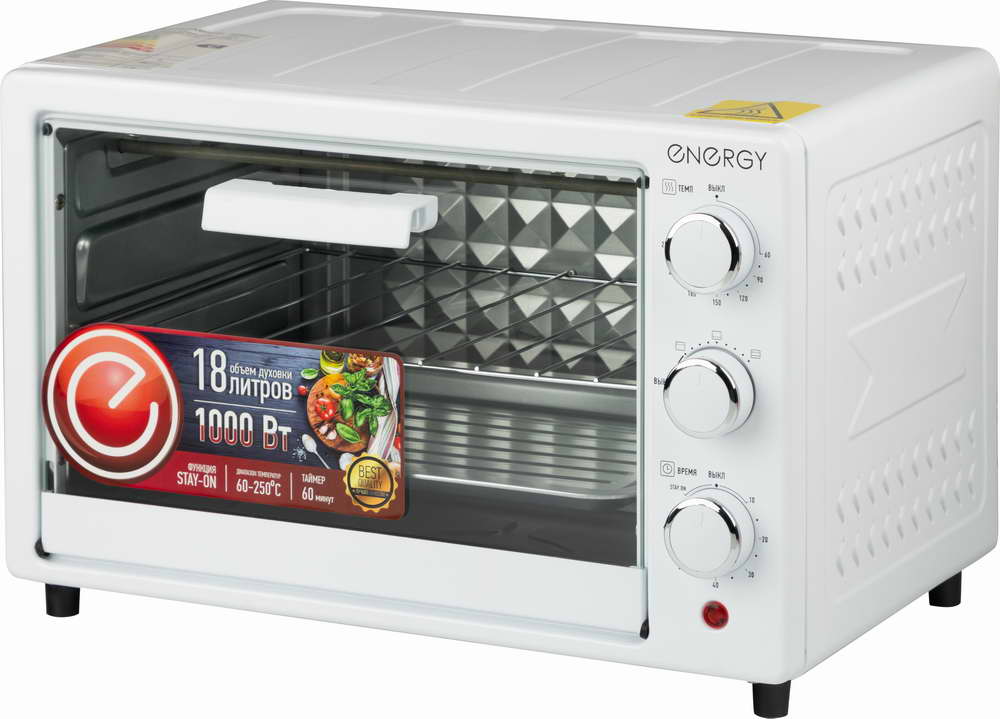 картинка Духовка электрическая ENERGY GT-18A (1000 Вт, 18л) от магазина GUTER MARKET 
