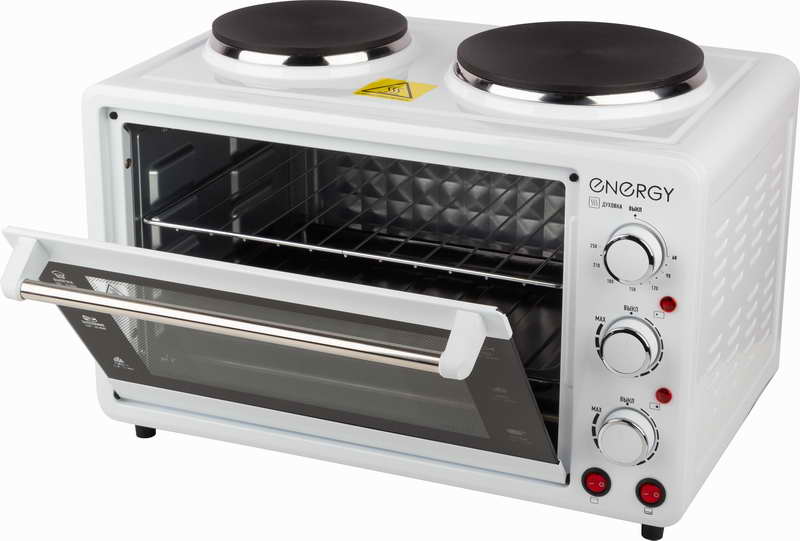 картинка Духовка электрическая ENERGY GН-26A-W (1400 Вт, 26л) от магазина GUTER MARKET 