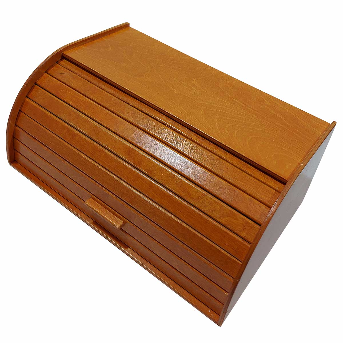 картинка Хлебница «Буханка» размер 380*245*165. Цвет "РЯБИНА". Состав - берёза. от магазина GUTER MARKET 