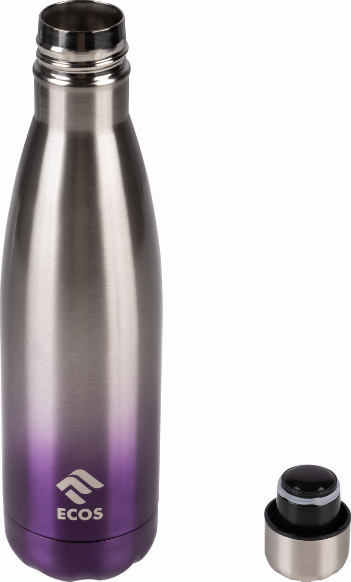 картинка Термобутылка, объём: 500 мл, цвет: фиолетовый градиент от магазина GUTER MARKET 