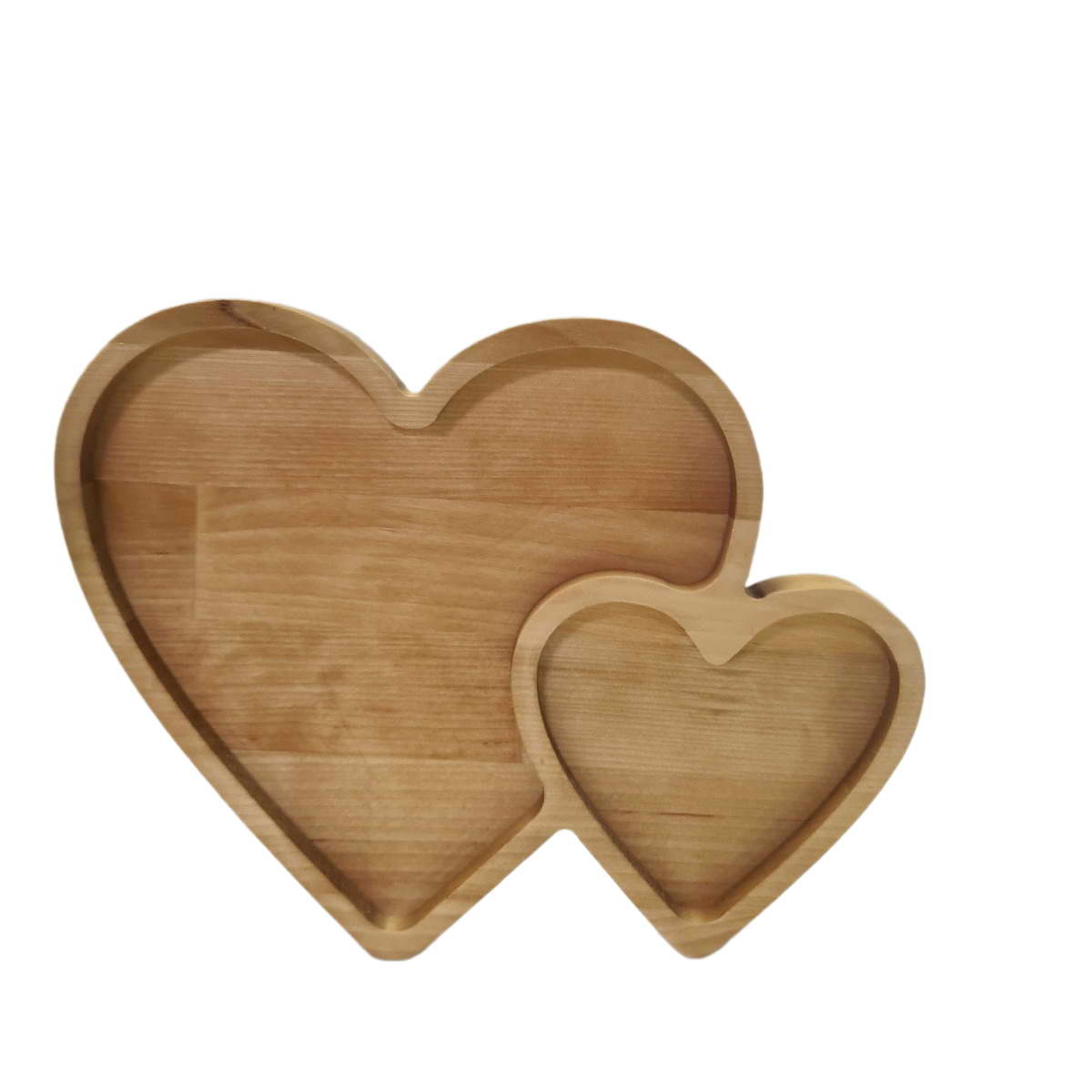 картинка Менажница 26,5х20,5х1,8 см ДВА СЕРДЦА покрыта маслом от магазина GUTER MARKET 