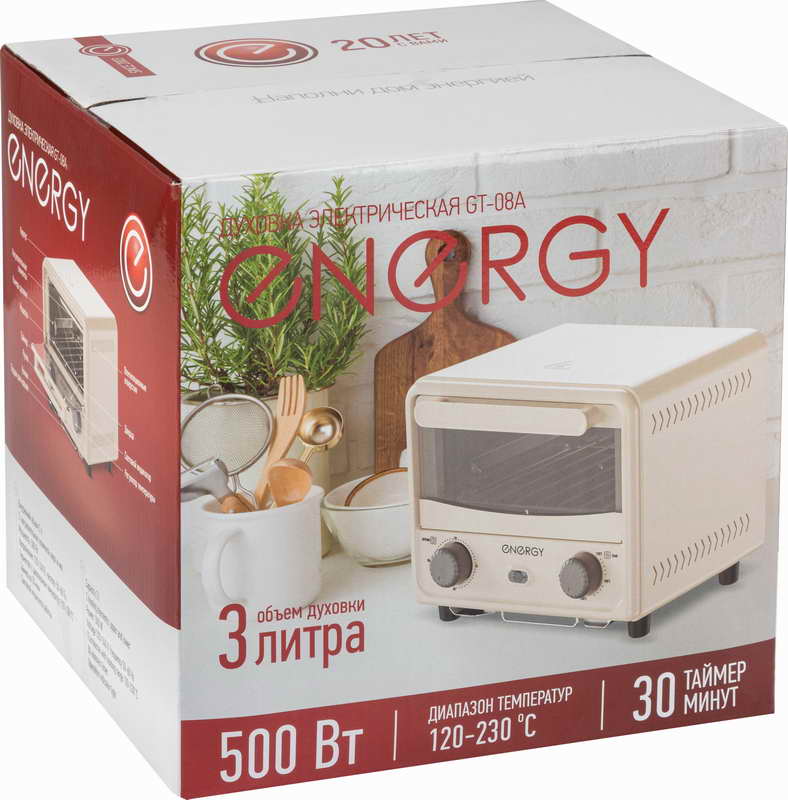 картинка Духовка электрическая Energy GT-08A (500 Вт, 3 л) от магазина GUTER MARKET 