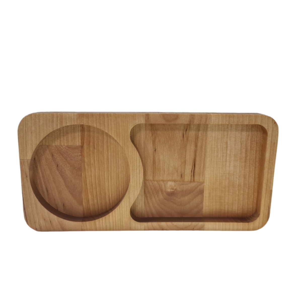 картинка Менажница 10,9х23х2,0 см ПОД ЧАШКУ покрыта маслом от магазина GUTER MARKET 