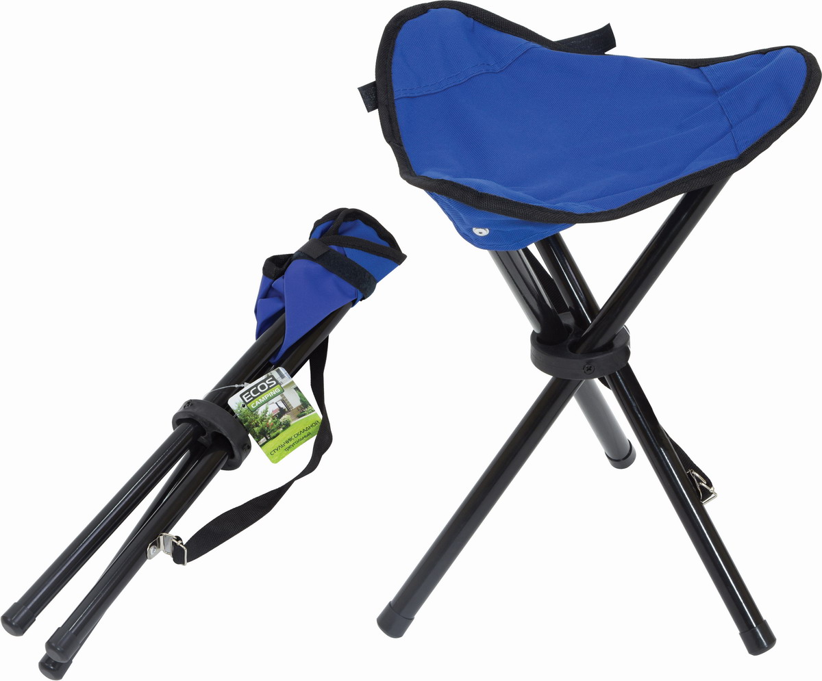 картинка Стульчик складной DW-1001C треугольный (синий) от магазина GUTER MARKET 