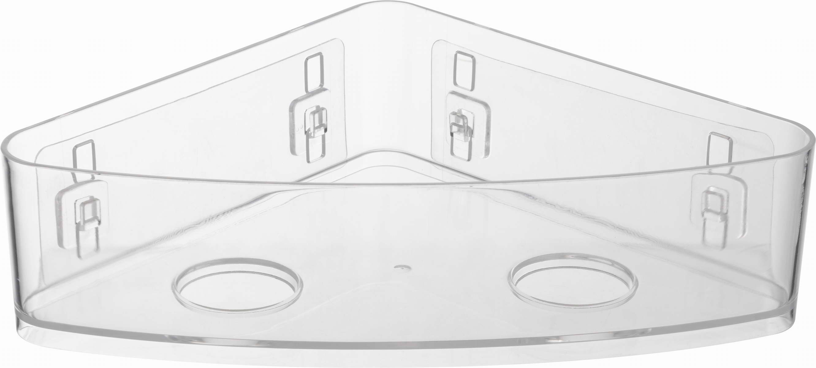 картинка Полка для ванной подвесная угловая CRYSTAL от магазина GUTER MARKET 