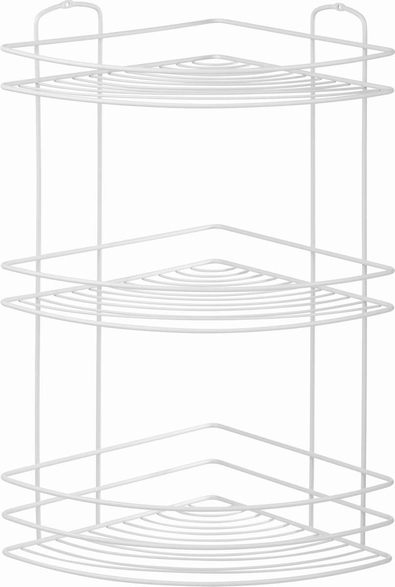 картинка Полка угловая 3-ярусная WHITE, белый от магазина GUTER MARKET 