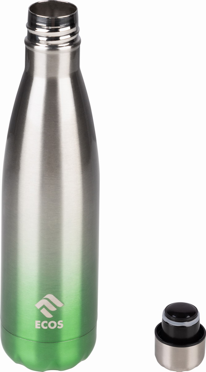 картинка Термобутылка, объём: 500 мл, цвет: зелёный градиент от магазина GUTER MARKET 