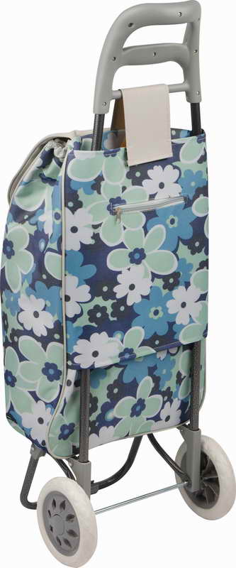 картинка Тележка с сумкой A204 "Незабудки", 25 кг от магазина GUTER MARKET 