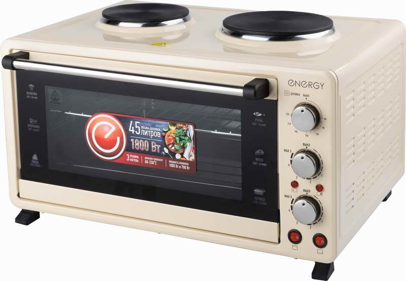 картинка Духовка электрическая Energy GH-45A (1800 Вт, 45 л) от магазина GUTER MARKET 