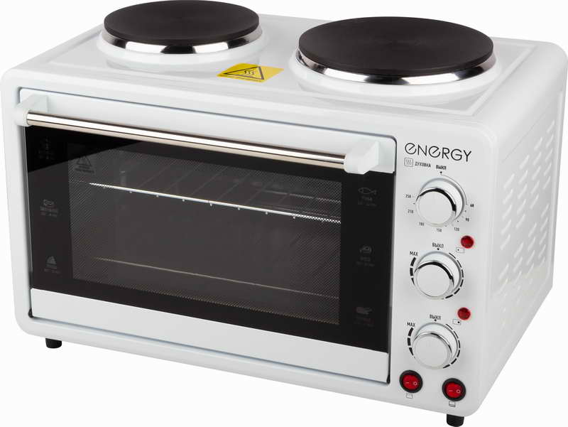 картинка Духовка электрическая ENERGY GН-26A-W (1400 Вт, 26л) от магазина GUTER MARKET 